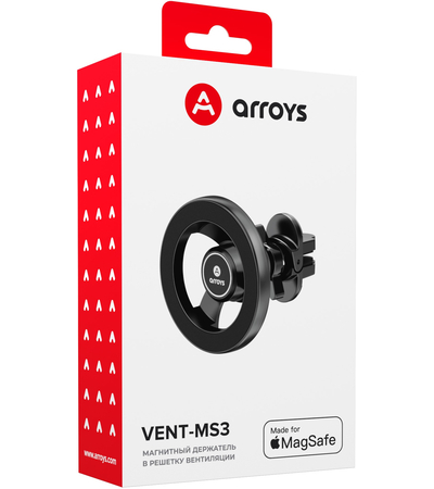Держатель Arroys Vent-MS3 (Черный), изображение 11 - GOODMi