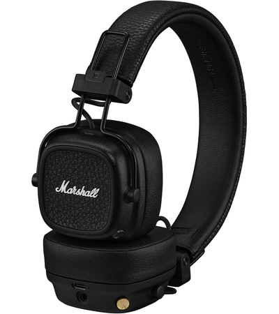 Беспроводные наушники Marshall Major V Black, Основной цвет наушников: Черные, изображение 2 - GOODMi