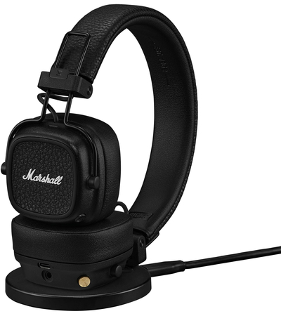 Беспроводные наушники Marshall Major V Black, Основной цвет наушников: Черные, изображение 8 - GOODMi
