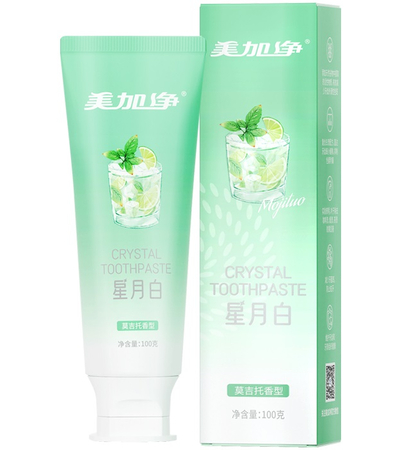 Зубная паста Crystal Toothpaste Mojito 100 г, изображение 2 - GOODMi