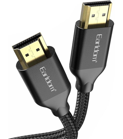 Кабель HDMI Earldom W26 Nylon (2м), изображение 2 - GOODMi