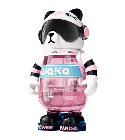 Бутылка для воды WakaWaka Power Panda 780ml Pink, изображение 2 - GOODMi