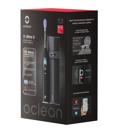 Зубная щетка Oclean X Ultra Set Black, Цвет: Черный, изображение 9 - GOODMi