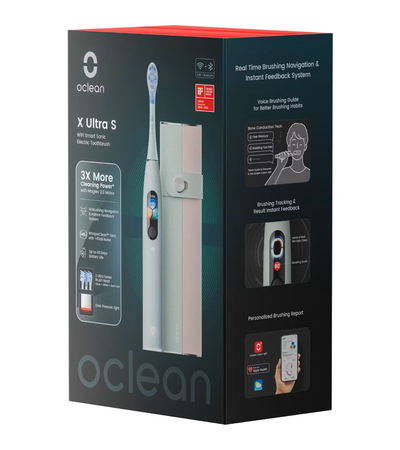 Зубная щетка Oclean X Ultra Set Green, Цвет: Зеленый, изображение 10 - GOODMi