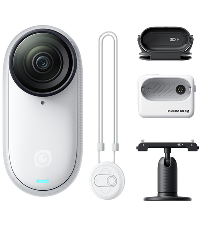 Экшн-камера Insta 360 GO3s 128Gb White, изображение 12 - GOODMi