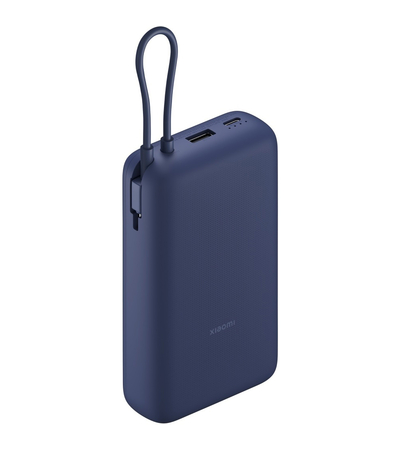 Внешний аккумулятор Xiaomi 33W Power Bank With Cable 20000mAh (PB2030MI) Blue, Цвет: Синий, изображение 2 - GOODMi