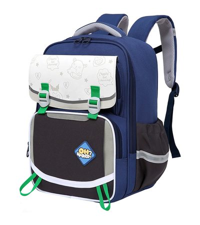 Школьный рюкзак Tanjiezhe 20L Blue, Цвет: Синий, изображение 2 - GOODMi