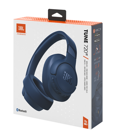 Беспроводные наушники JBL Tune 720BT Blue, Основной цвет наушников: Синие, изображение 11 - GOODMi