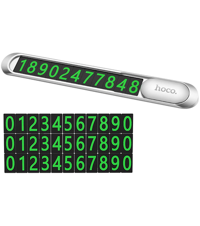 Автовизитка Hoco PH41 Promise (Серебристая), изображение 5 - GOODMi
