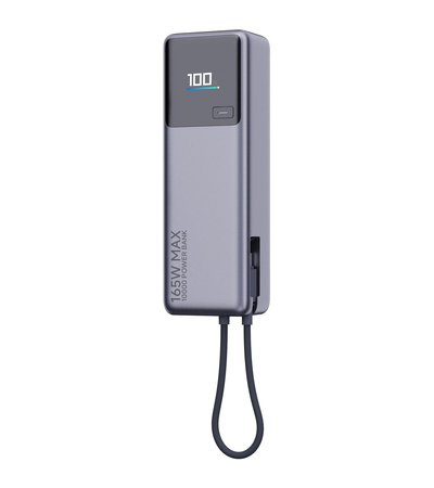 Внешний аккумулятор Xiaomi Power Bank With Built-in Cable 10000 mAh (PB1165MI), изображение 3 - GOODMi