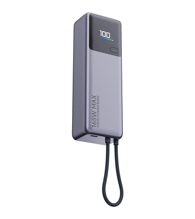 Внешний аккумулятор Xiaomi Power Bank With Built-in Cable 10000 mAh (PB1165MI), изображение 4 - GOODMi