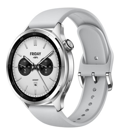 Умные часы Xiaomi Watch S4 Silver, Цвет, заявленный производителем: Silver, изображение 2 - GOODMi