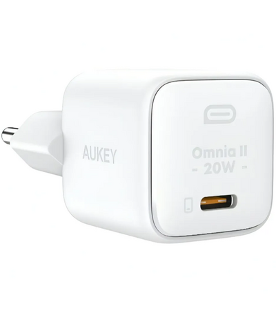 Сетевое зарядное устройство Aukey Omnia 2 20W White, изображение 2 - GOODMi