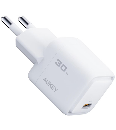 Сетевое зарядное устройство Aukey Comet Mini 30W White, Цвет: Белый, изображение 2 - GOODMi