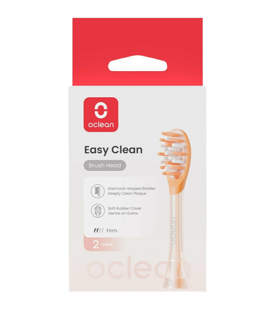Комплект насадок Oclean Ease Clean Orange (2 шт), Цвет: Оранжевый, изображение 6 - GOODMi