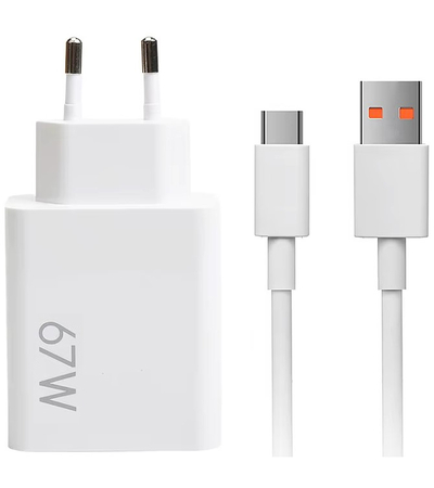 Сетевое зарядное устройство Deespi DE07 67W + кабель Type-C, изображение 2 - GOODMi