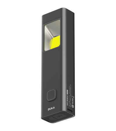 Фонарик многофункциональный Duka FL1 Gray, изображение 2 - GOODMi