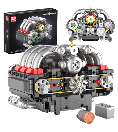 Конструктор Mould King Boxer Engine (10193), изображение 4 - GOODMi