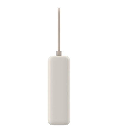 Внешний аккумулятор Power Bank 10000 Integrated Cable 10000mAh 33W Бежевый, Цвет: Бежевый, изображение 6 - GOODMi