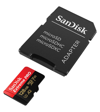 Карта памяти microSD SanDisk Extreme Pro 128GB + адаптер, изображение 3 - GOODMi
