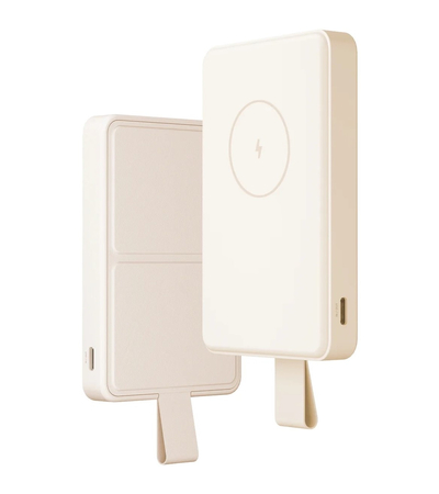 Внешний аккумулятор Xiaomi Magnetic Wireless 6000mAh (WPB0620MI) Beige, Цвет: Бежевый, изображение 5 - GOODMi