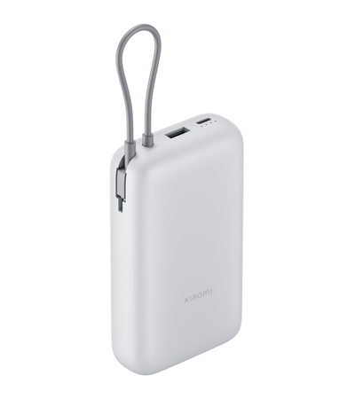 Внешний аккумулятор Xiaomi Power Bank 20000mAh Integrated Cable (PB2020MI) Grey, Цвет: Серый, изображение 2 - GOODMi