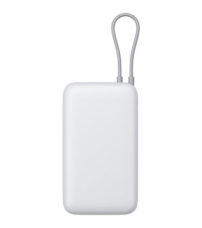 Внешний аккумулятор Xiaomi Power Bank 20000mAh Integrated Cable (PB2020MI) Grey, Цвет: Серый, изображение 4 - GOODMi
