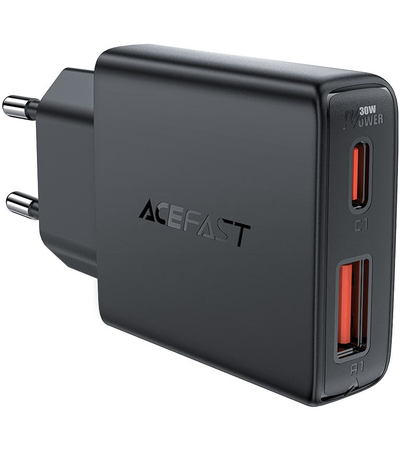 Сетевое зарядное устройство ACEFAST A69 PD 30W Black, изображение 2 - GOODMi