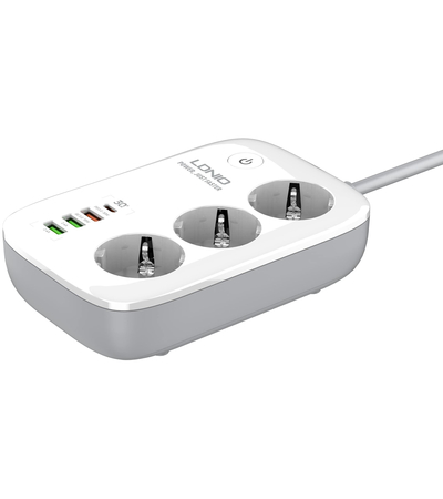 Сетевой фильтр Ldnio SEW3452 (3 розетки, 3 USB, WiFi), изображение 4 - GOODMi