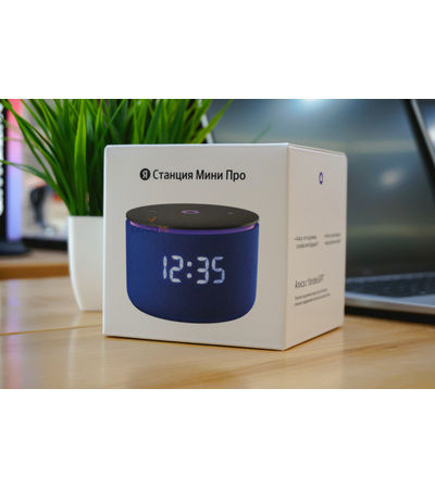 Умная колонка Яндекс Станция Мини 3 Pro Blue, Цвет: Синий, изображение 11 - GOODMi