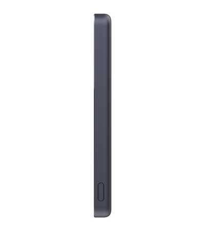 Внешний аккумулятор Xiaomi Super Slim Magnetic Power Bank 5000 Black, Цвет: Черный, изображение 3 - GOODMi