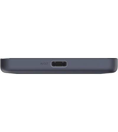 Внешний аккумулятор Xiaomi Super Slim Magnetic Power Bank 5000 Black, Цвет: Черный, изображение 5 - GOODMi