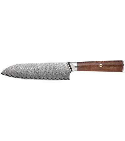 Набор ножей из дамасской стали Damascus Knife Sets (4 ножа, ножницы и подставка), изображение 5 - GOODMi