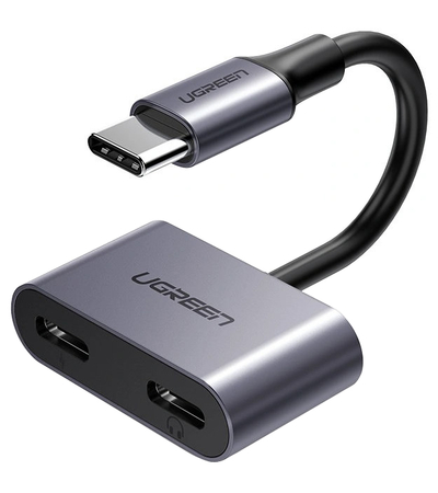 Адаптер UGREEN CM232 USB-C One-Two Converter, изображение 2 - GOODMi