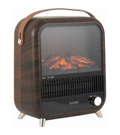 Обогреватель камин Supor ESHW-PC217A-15 Brown, изображение 2 - GOODMi