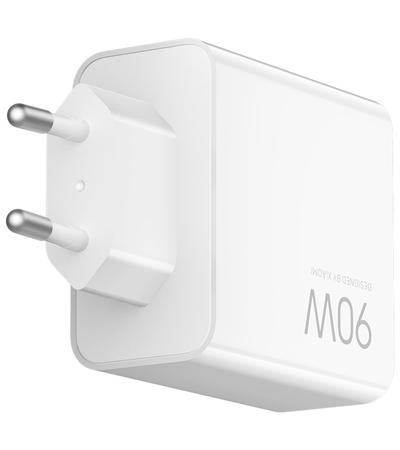 Сетевое зарядное устройство 90W HyperCharge Power Adapter (3-Port) Белое, изображение 3 - GOODMi