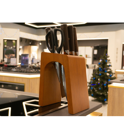 Набор ножей из дамасской стали Damascus Knife Sets (4 ножа, ножницы и подставка), изображение 9 - GOODMi