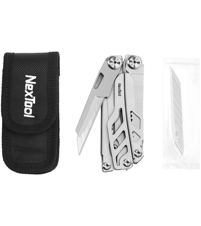 Мультитул NexTool Flagship Pro (Blade Replace) Серебристый, изображение 6 - GOODMi