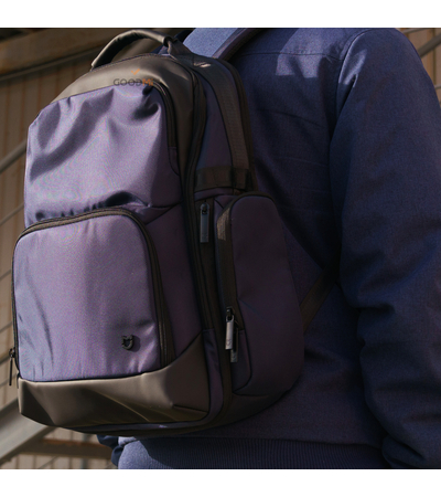 Рюкзак Mijia Business Large Capacity Backpack Blue, Цвет: Синий, изображение 3 - GOODMi