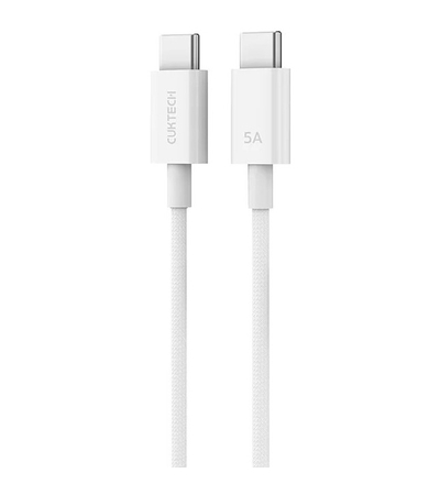 Кабель Cuktech CTC520P USB-C to USB-C 240W 2м Белый, изображение 2 - GOODMi