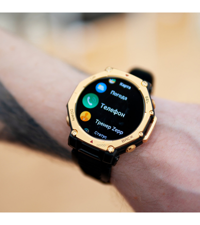 Умные часы Amazfit T-Rex 3 Pro 48mm Black Gold, Цвет, заявленный производителем: Black Gold, изображение 9 - GOODMi
