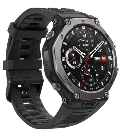 Умные часы Amazfit T-Rex 3 Black, Цвет, заявленный производителем: Onyx, изображение 2 - GOODMi