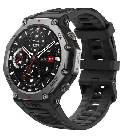 Умные часы Amazfit T-Rex 3 Black, Цвет, заявленный производителем: Onyx, изображение 3 - GOODMi