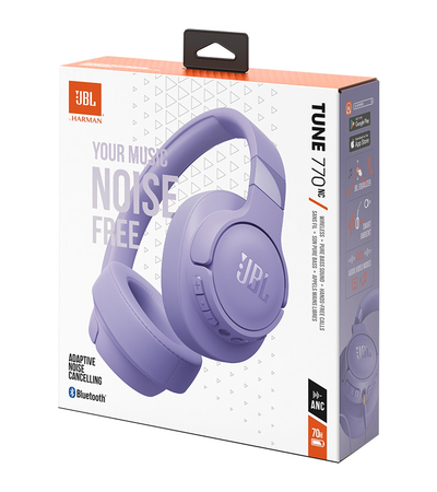 Беспроводные наушники JBL Tune 770NC Фиолетовые, Основной цвет наушников: Фиолетовые, изображение 12 - GOODMi