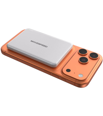 Внешний аккумулятор Movespeed MSP07 5000mAh Серебристый, Цвет: Серебристый, изображение 4 - GOODMi