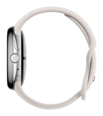 Часы Pixel Watch 3 45mm WiFi Polished Silver Case/Porcelain Active, изображение 5 - GOODMi