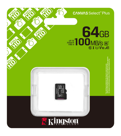 Карта памяти Kingston Canvas Select Plus microSDXC 64GB, изображение 3 - GOODMi