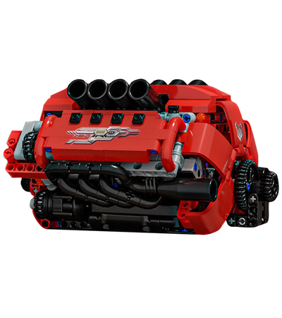 Уценка Конструктор ONBOT Engine V8 Red, изображение 4 - GOODMi