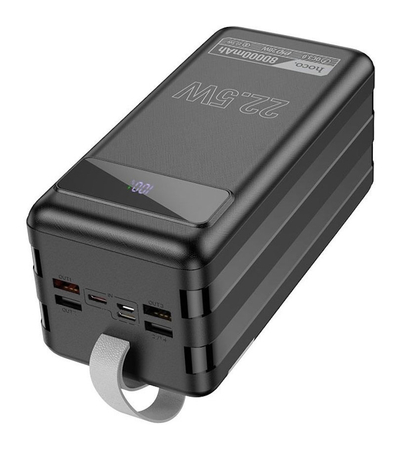 Внешний аккумулятор Hoco DB50 80000mAh Черный, изображение 3 - GOODMi