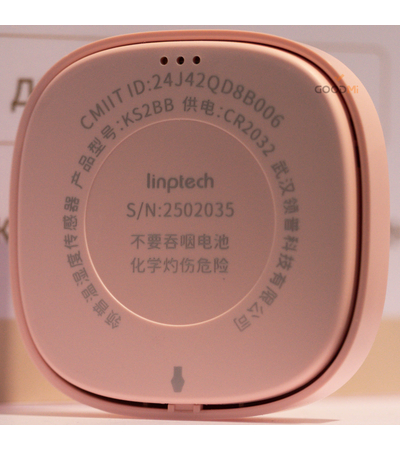 Датчик температуры и влажности Linptech KS2 Розовый, Цвет: Розовый, изображение 5 - GOODMi